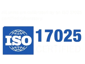unit callibrated by iso 17025 certified laboratory